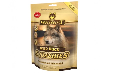 Wolfsblut Squashies Wild Duck Small Breed softer Hundesnack mit Ente und Süßkartoffel