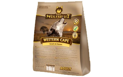 Wolfsblut Western Cape ADULT Trockenfutter für Hunde mit Strauß und Banane