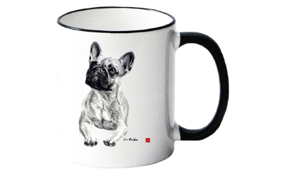 Tasse mit Französischer Bulldogge Motiv