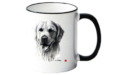 Tasse mit Golden Retriever Motiv