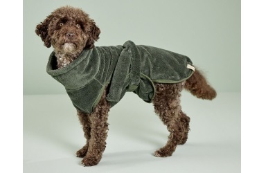 Wolters Easy Clean Hundebademantel olive