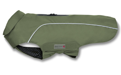 Wolters Regenjacke Easy Rain für Dackel, moosgrün