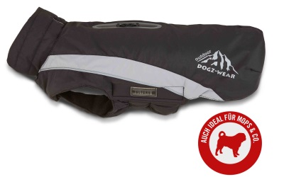 Wolters Skijacke Dogz Wear für Mops & Co. schwarz-grau