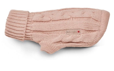 Wolters Zopf-Strickpullover rosa