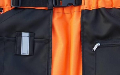 Working Dog Pocket schwarz-orange - Trainingsrock HelsiTar®