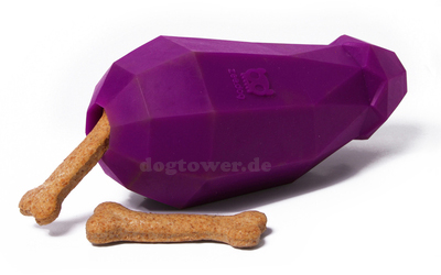 zee.dog Hundespielzeug super Aubergine