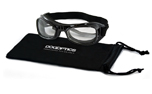 Sunglasses Dogoptics Hundebrille Biker Black frame/Clear lens