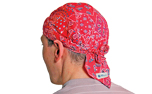 Aqua Coolkeeper Kopftuch Cooling Bandana / Scullycap, red western