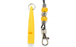 ACME Hundepfeife mit Perlen Pfeifenband, gelb