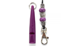 ACME Hundepfeife mit Perlen Pfeifenband, violett