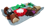 AFP Schnüffeldecke Dig it - Rectangle Fluffy mat with one cute toy