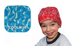 Aqua Coolkeeper Kopftuch Cooling Bandana Kids, Cool Blue