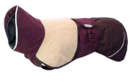 Arctic Pomppa Wintermantel, mit Geschirröffnung, maroon