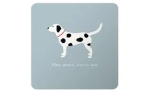 Bailey & Friends Placemat Spotty Dog Blue