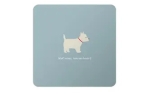 Bailey & Friends Placemat Westie Blue