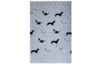 Bailey and Friends Tea Towel Blue Geschirrtuch