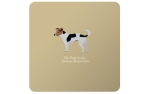 Bailey & Friends Tischset Jack Russell Senf