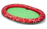 Beeztees schwimmendes Luftbett Gody Hundespielzeug grün/rot