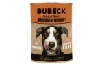 Bubeck Nassfutter für Hunde Büchsenfleisch mit Geflügel