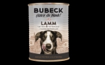 Bubeck Nassfutter für Hunde Lammfleisch mit Reis und Hüttenkäse