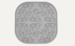 Cafide Eco Plastic Anti-Vacuity Feeder Eaty Grey