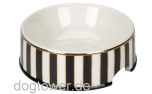 Chacco Hundenapf Stripes Schwarz/Gold