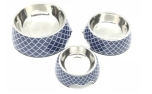 Chiara Melamin - Napf mit Edelstahl Blue