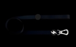 Dashi Solid Black Leash