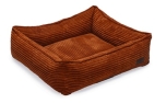 Designed by Lotte Ribbed Hundebett Terrakotta