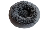 Dog Gone Smart Dirty Dog Dirty Dog Round Bed cool grey