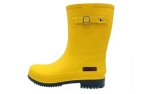 doggo Damen PVC Stiefel Lotte, 3/4 hoch, gelb