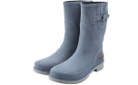 doggo Gummistiefel Lotte, blau/grau (bürstoptik)