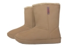 doggo Maya Bootie mit flauschigem Futter beige