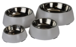 DoggyBowl Metallic White