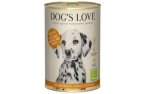 DOGS LOVE Nassfutter Bio-Pute mit Amaranth, Kürbis & Petersilie
