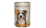 DOGS LOVE Nassfutter Bio-Pute mit Amaranth, Kürbis & Petersilie