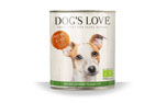 DOGS LOVE Nassfutter BIO-Rind mit BIO-Naturreis, BIO-Apfel & BIO-Zucchini