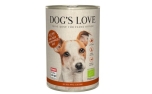 DOGS LOVE Nassfutter Bio-Rind mit Reis, Apfel & Zucchini