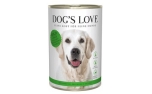 DOGS LOVE Nassfutter Wild mit Kartoffel, Zwetschge & Sellerie, glutenfreies Alleinfuttermittel für Hunde