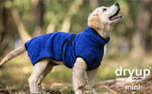 DRYUP cape Hundebademantel MINI, blueberry