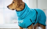 DRYUP Cape Hundebademantel, Cyan (Limited Edition)