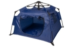 duvoplus Aufklappbares Zelt für Tiere blau