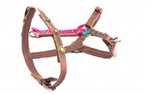DWAM Dog with a mission Leder Hundegeschirr Rosa