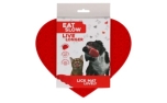 Eat Slow Live Longer Lick Mat Lovely Red
