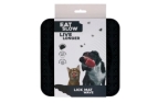 Eat Slow Live Longer Lick Mat Wave Grey