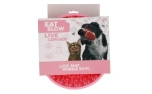 Eat Slow Live Longer Lick Mat Wobble Bowl Pink