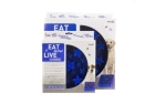 Eat Slow Live Longer Star Blau