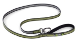 EQDog Classic Leash Hundeleine, dunkelgrau/grün