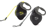Flexi Gurtleine Giant / Giant Professional, schwarz-gelb 