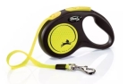 Flexi New NEON Gurt schwarz/neongelb
